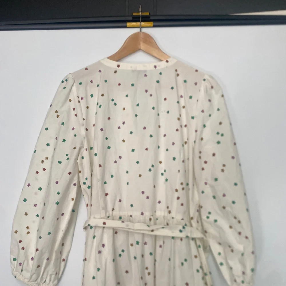 Talbots 12 Poplin Blissful Floral Shirtdress - Picture 10 of 12
